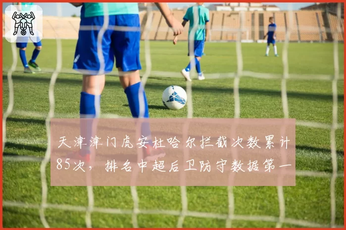 天津津门虎安杜哈尔拦截次数累计85次,排名中超后卫防守数据第一