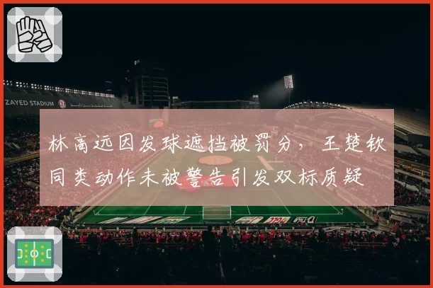 林高远因发球遮挡被罚分，王楚钦同类动作未被警告引发双标质疑